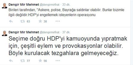 HDP'li Dengir Fırat'tan seçimler için şok iddia!