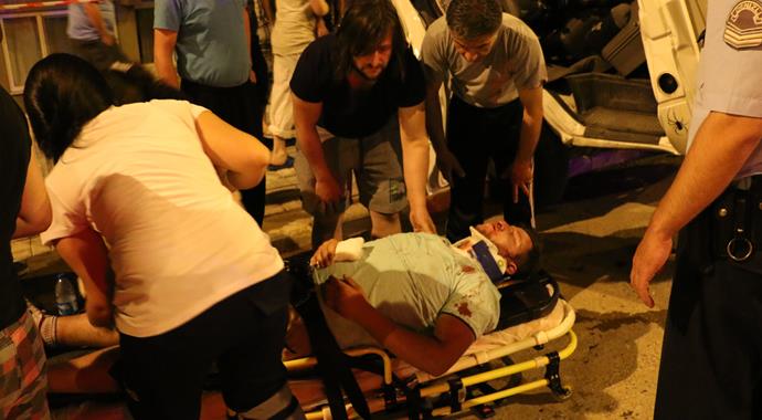 Denizli'de feci kaza: 1 ölü, 4 yaralı