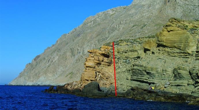 Gökçeada'da tsunamının izleri ortaya çıktı