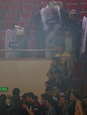 Fenerbahçe Beşiktaş maçı öncesi arbede