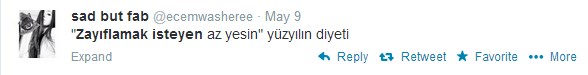 Twitter bu diyeti konuşuyor!