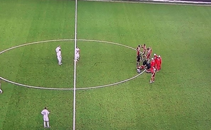G.Saray'da Melo şoku! Oyuna devam edemedi