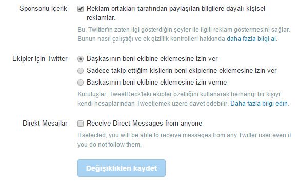 Twitter'da bomba özellik