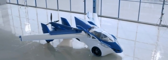 İşte uçan otomobil