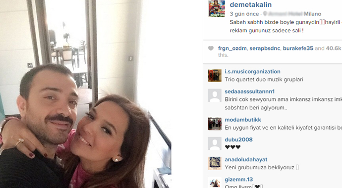 Ebru Gündeş ve Rıza Zarraf çiftinin ilk yolcuları