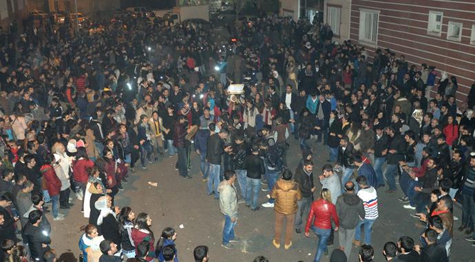 Kobani kutlamasında gerginlik