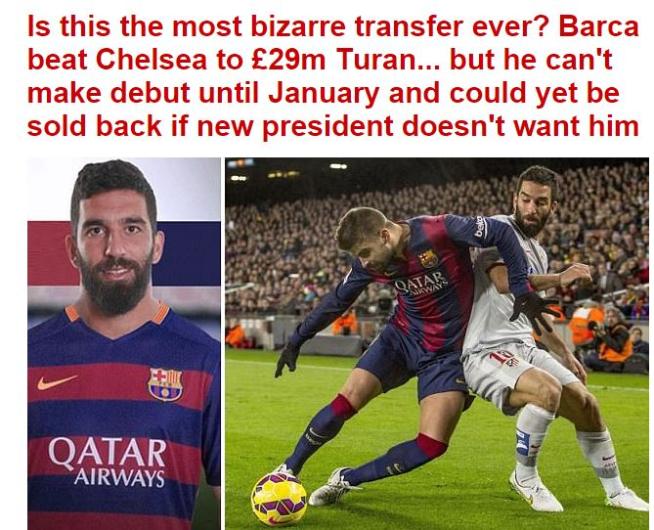 Dünya'da Arda Turan transferi, 'En tuhaf transfer!'