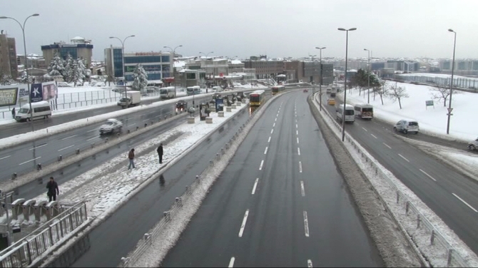 E-5'te şaşırtan manzara, bunu kimse beklemiyordu!