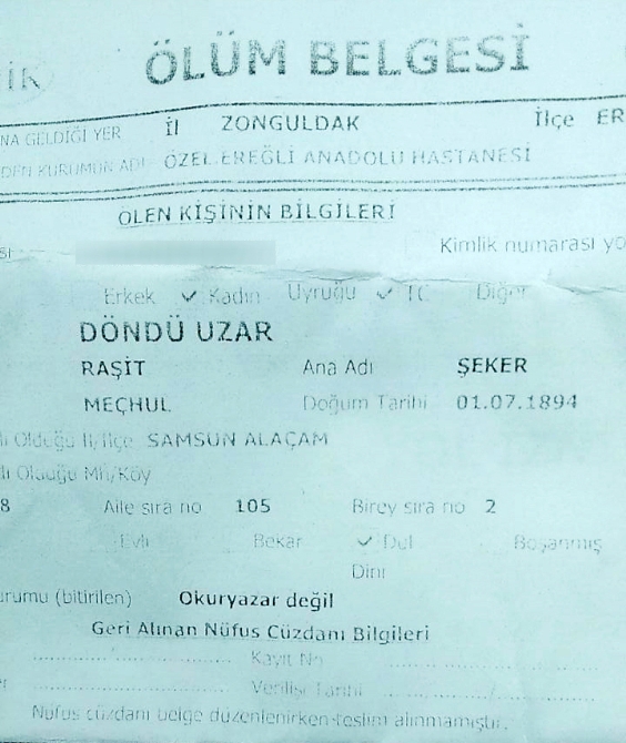 Dünyanın en yaşlı Türk'ü vefat etti