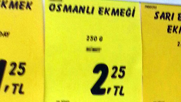 Osmanlı ekmeği de reyonda