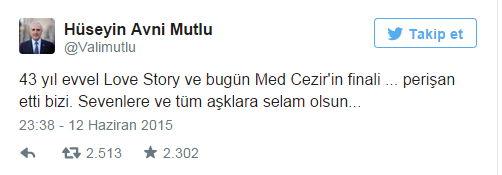 Avni Mutlu'nun 'Medcezir' tweeti sosyal medyayı salladı!