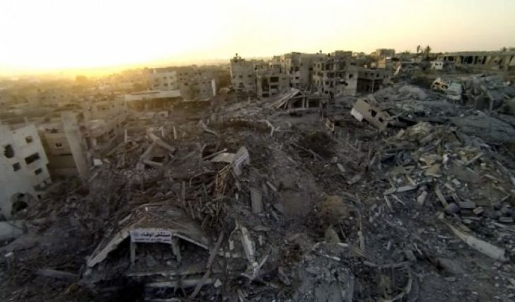İsrail'in Gazze'de yaşattığı yıkım havadan görüntülendi