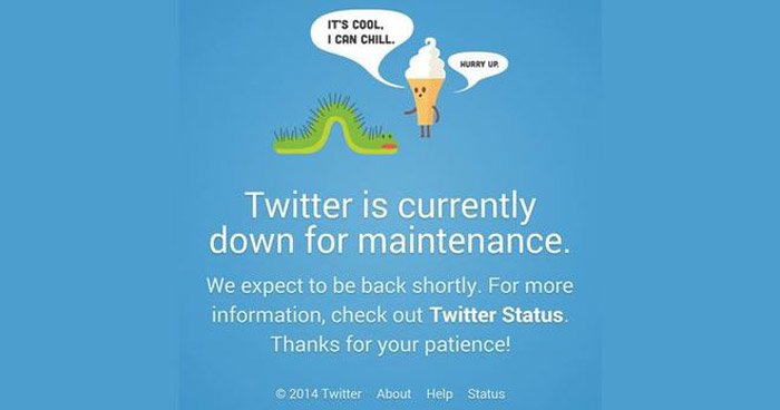 Twitter Android'de çöktü