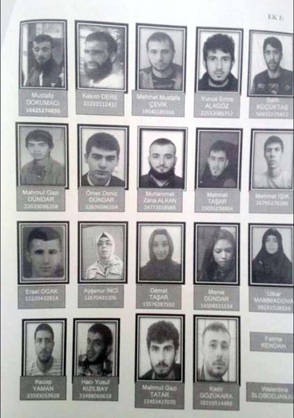 Kimlikleri belli oldu, korkunç liste hepsi o gruptan!