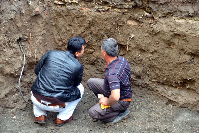 Doğalgaz çalışmasında ortaya çıktı, vatandaş şaştı kaldı!