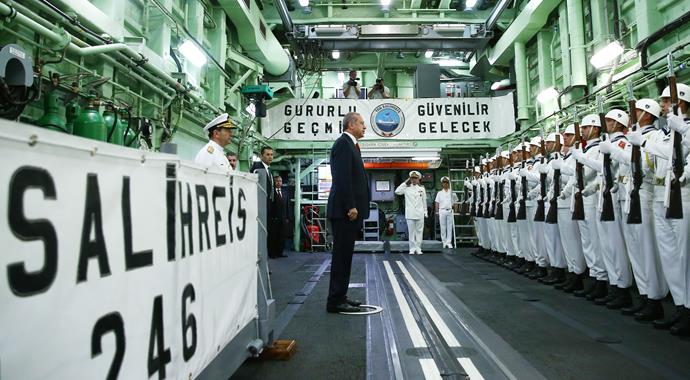 Erdoğan tatbikatı başkomutan olarak izledi