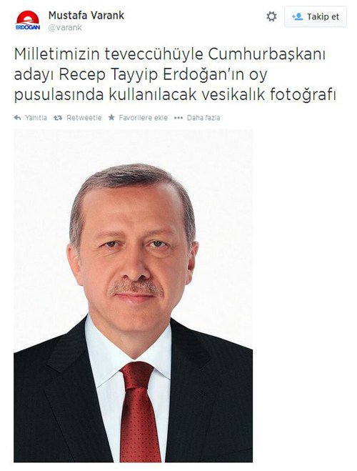 İşte Erdoğan'ın seçim fotoğrafı
