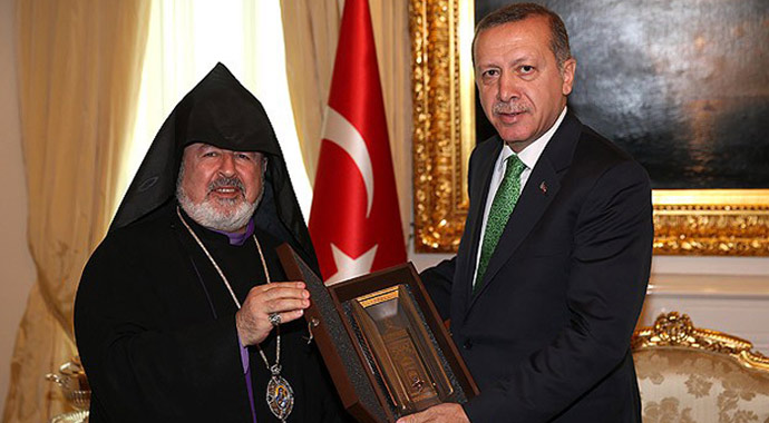 Ermeni Patriği'nden Erdoğan'a teşekkür ziyareti