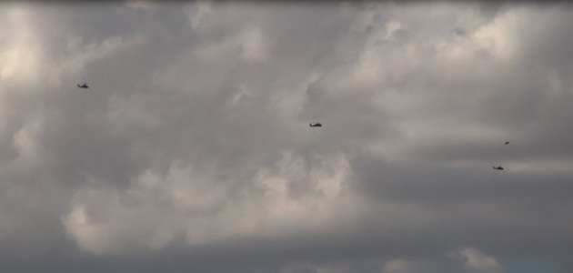 Dağlıca'da yoğun hava hareketliliği!