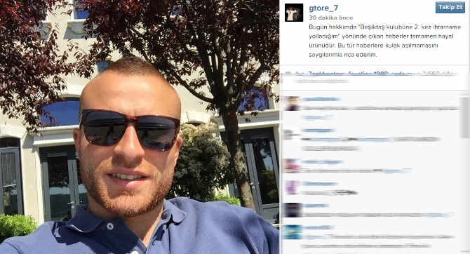 Gökhan Töre'den açıklama
