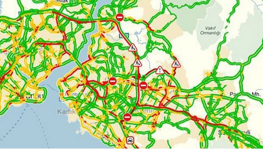 İstanbul'da sabah çilesi!
