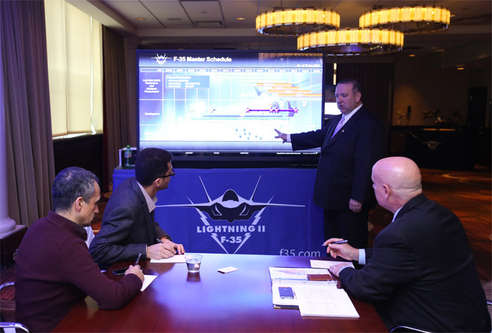 Ve F35 uçağı New York'ta görücüye çıktı