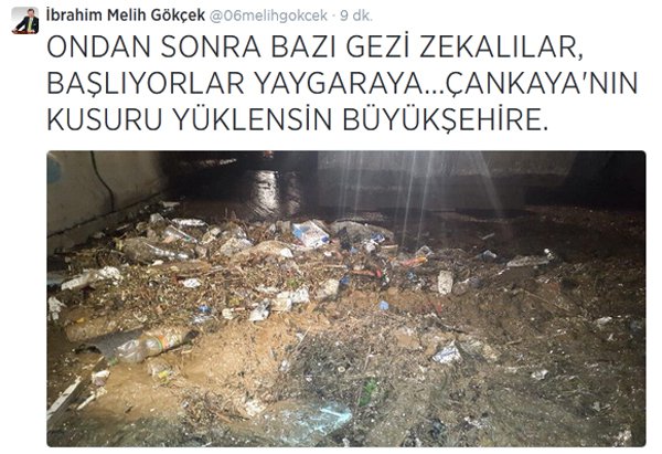 Gökçek 'Vicdan' dedi fotoğrafları paylaştı