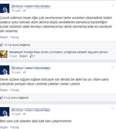 Ağabeyinin mezarı başında kendisini yaktı