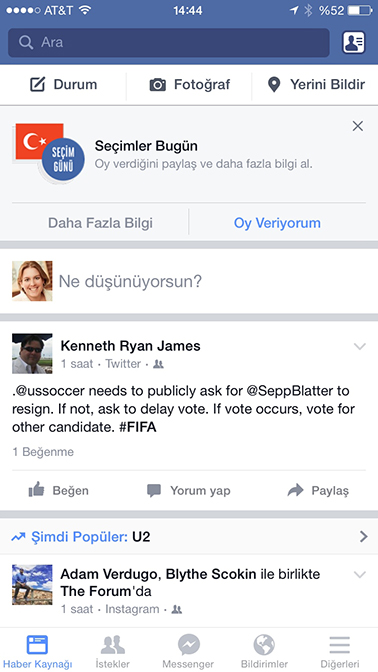 Facebook'tan seçime özel bomba yenilik!