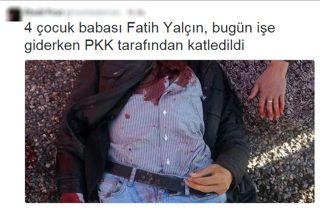 PKK Bingöl'de bir vatandaşı katletti