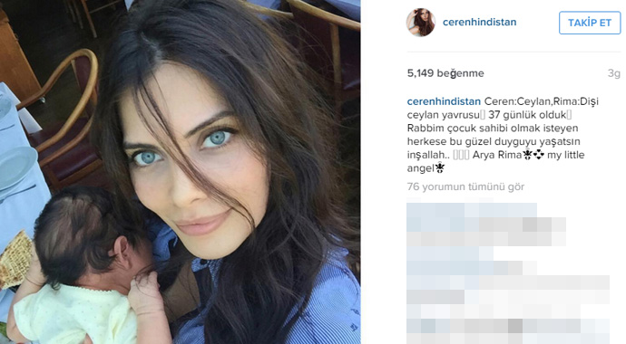 Ceren Hindistan eleştirilere kulak tıkadı