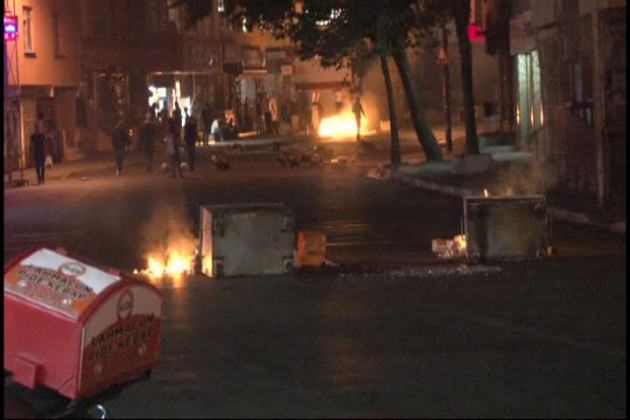 Ataşehir'de terör örgütü PKK yandaşları olay çıkardı