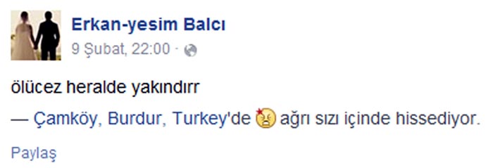 Kız arkadaşına kızdı, canına kıydı!