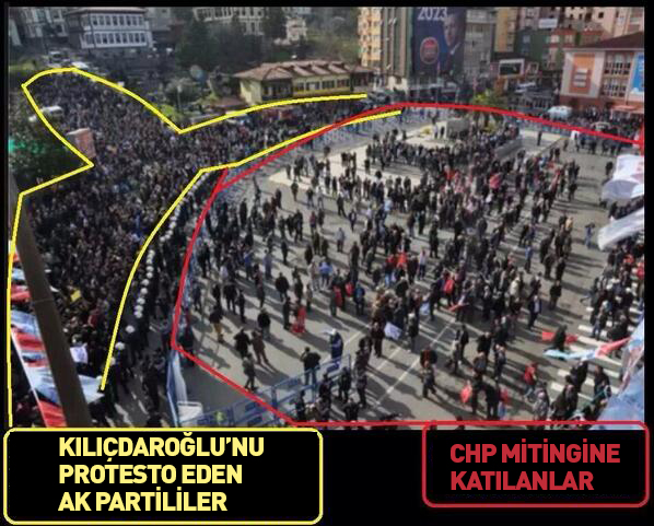 CHP Rize mitinginin fotoğrafı sosyal medyayı salladı