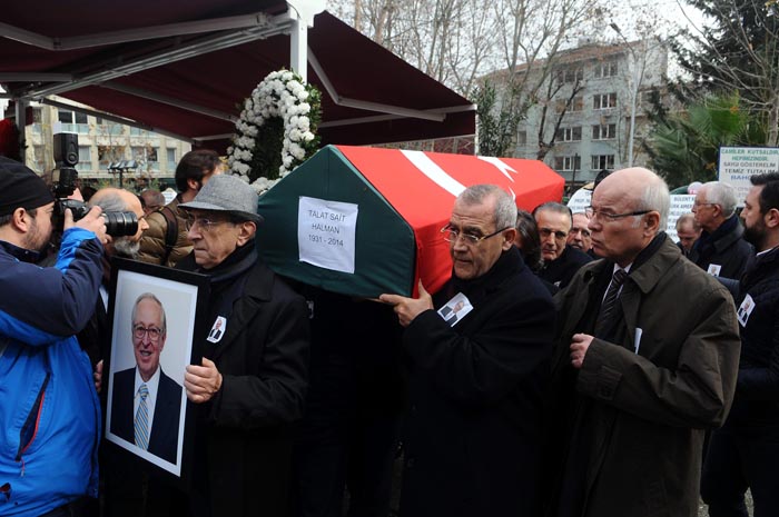 İlk Kültür Bakanı Talat Sait Halman son yolculuğuna uğurlandı