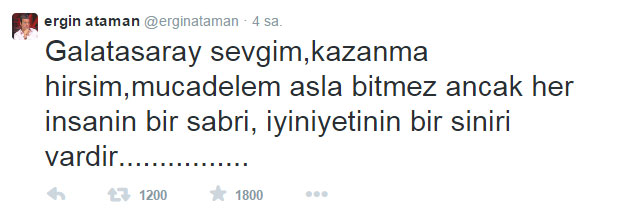 Ergin Ataman'dan istifa sinyali!