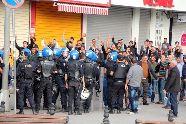 İstanbul'da Kobani gerginliği sürüyor