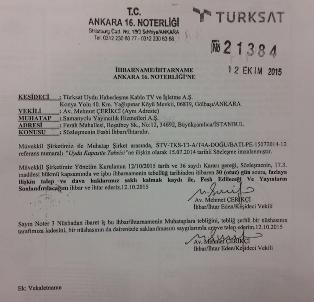 Paralel kanallar Türksat'tan çıkarılıyor!