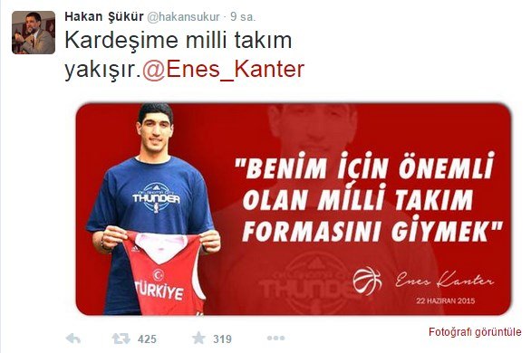 Enes Kanter, yine yok!