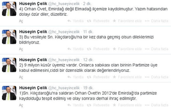 Kılıçdaroğlu'na yumruk atan saldırgan AK Parti'den ihraç edildi