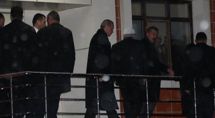 Cumhurbaşkanı Erdoğan'dan sürpriz ziyaret