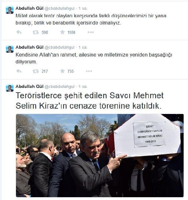 Abdullah Gül'den birlik çağrısı