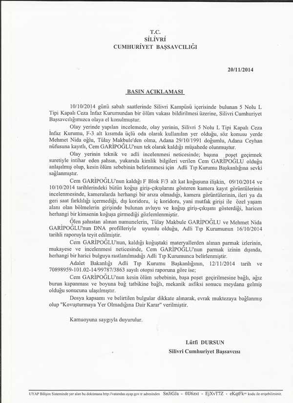 Cem Garipoğlu'nun intiharında flaş gelişme!