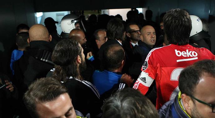 Bursaspor-Beşiktaş maçı sonu gerginlik