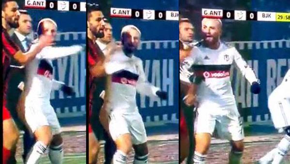 Gökhan Töre'nin dirseği ortalığı karıştırdı