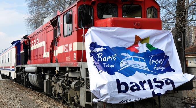 Kırıkkale'de 'Barış Treni' gerginliği