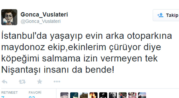 Gonca Vuslateri'nin 'komşu' isyanı
