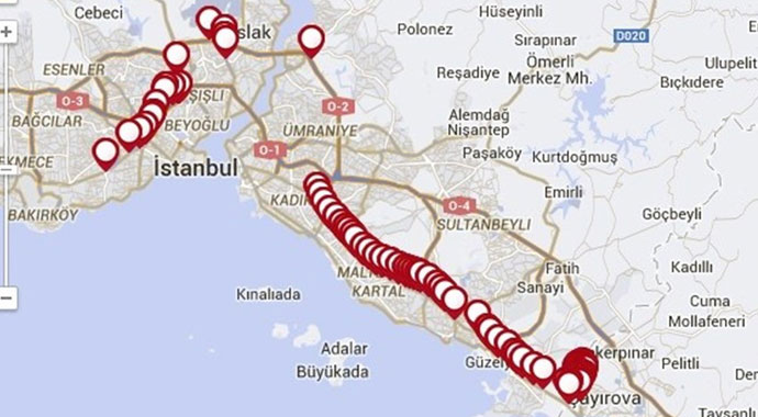 İşte 500T'nin yeni güzergahı