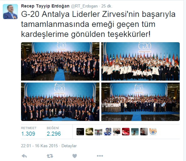 Cumhurbaşkanı Erdoğan'dan 40 bin kişiye teşekkür