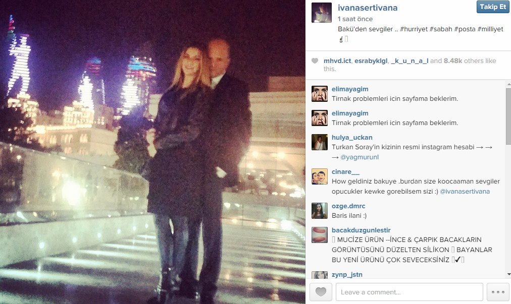 Ivana Sert ile Sinan Akıman barıştı